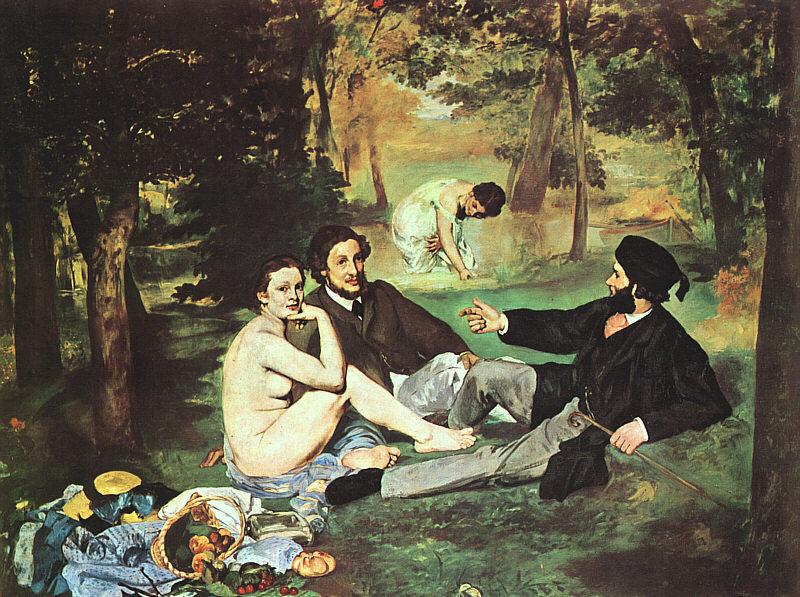 Edouard Manet Luncheon on the Grass oil painting image